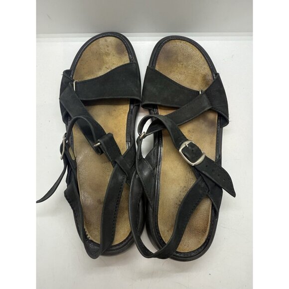 Solidus Luftpoister Natura Leather Sandals Black 8.5G US 10.5/11 Germany Straps - Picture 5 of 9